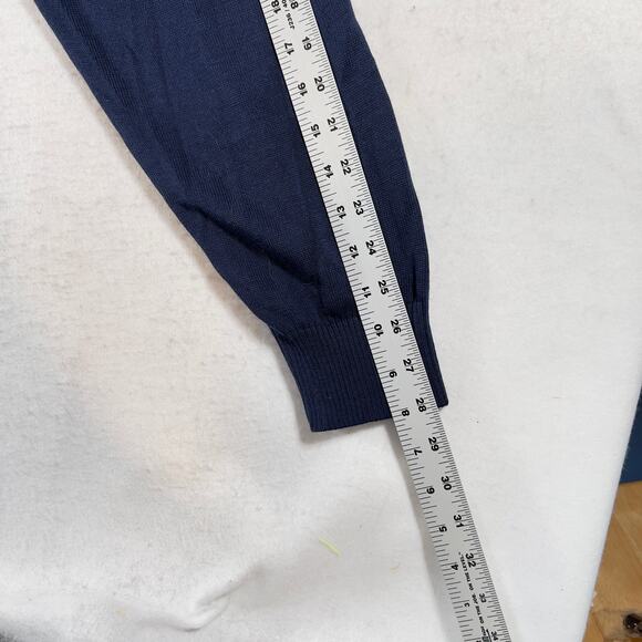 Jos. A. Bank V Neck Sweater Men XL 100 Pima Cotton Signature Collection Pullover - Picture 7 of 8